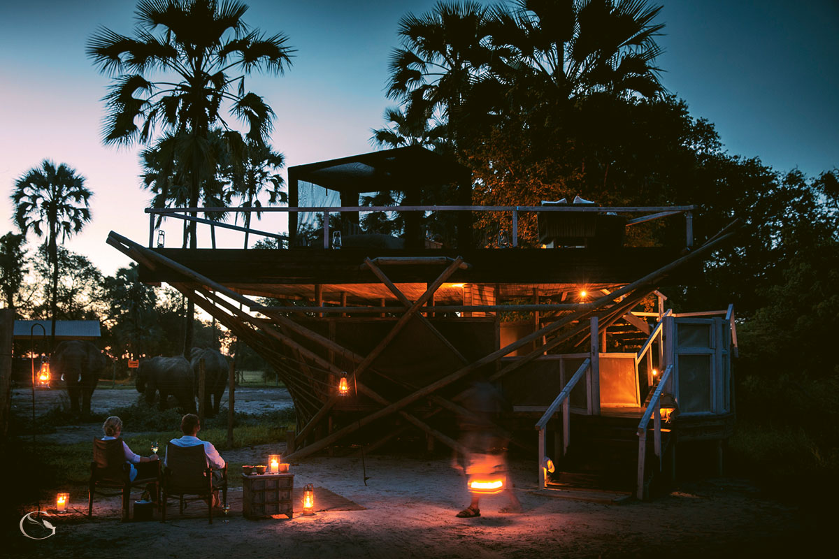 Singita Abu Camp Botswana  • LuxurySafariCamps.com
