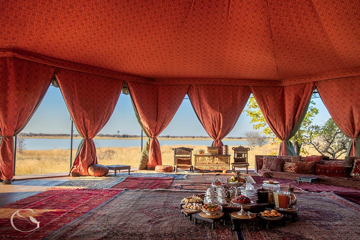 Tea Pavillion at Jack's Camp