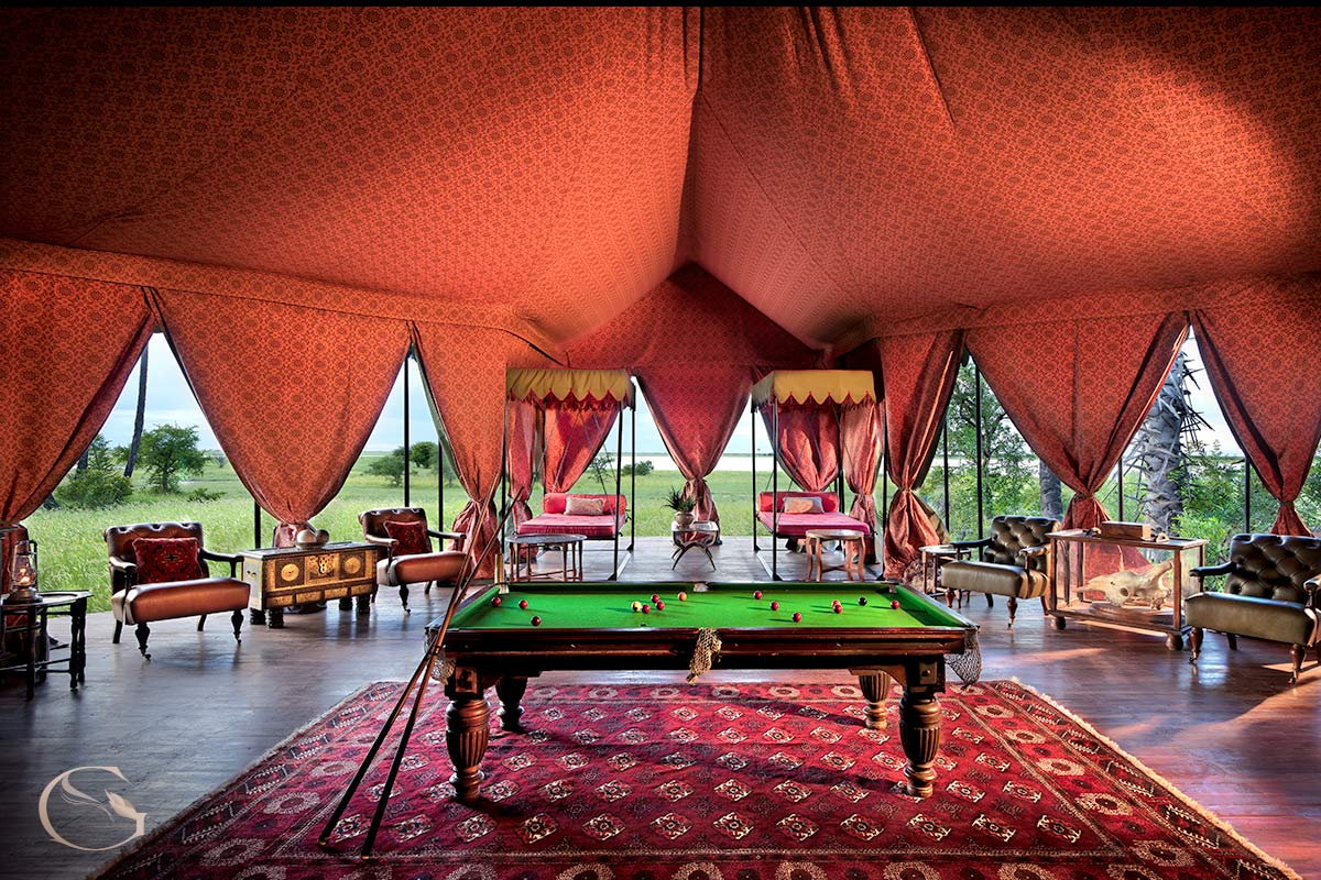 Pool Tent at Jack's Camp